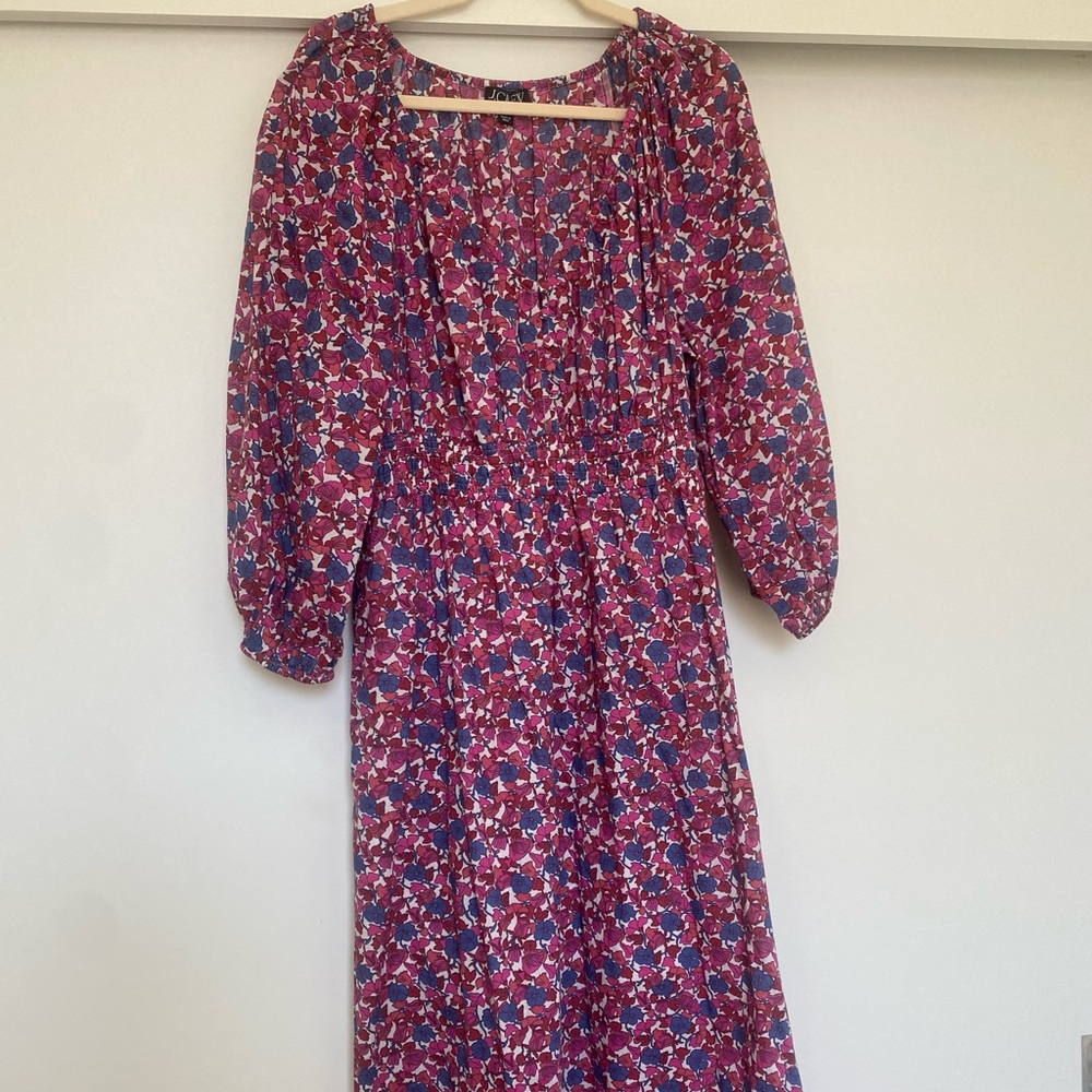 Liberty print dress from J. Crew